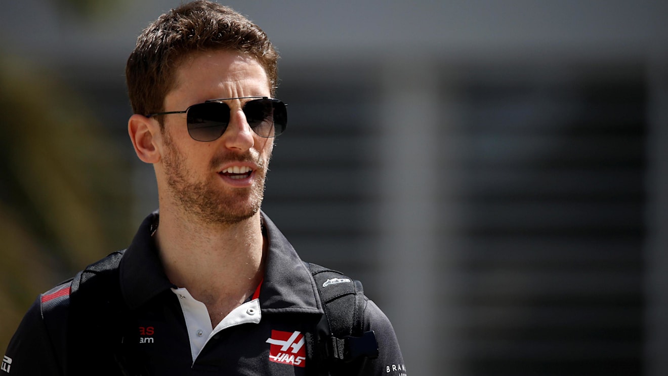 Romain Grosjean (FRA) Haas F1 at Formula One World Championship, Rd2, Bahrain Grand Prix, Qualifying, Bahrain International Circuit, Sakhir, Bahrain, Saturday 7 April 2018. © Manuel Goria/Sutton Images
