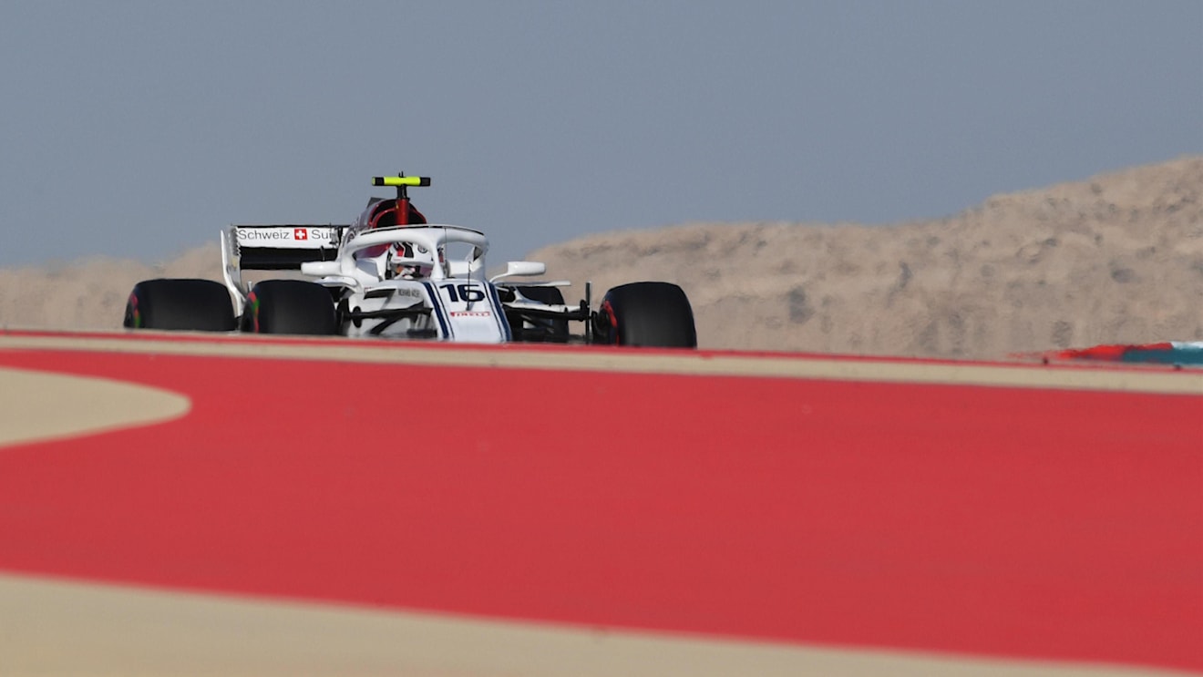 Charles Leclerc (MON) Alfa Romeo Sauber C37 at Formula One World Championship, Rd2, Bahrain Grand Prix, Qualifying, Bahrain International Circuit, Sakhir, Bahrain, Saturday 7 April 2018. © Jerry Andre/Sutton Images