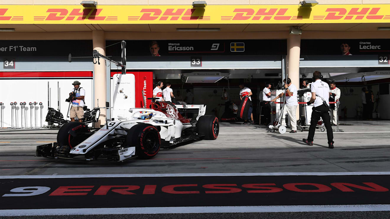 Marcus Ericsson (SWE) Alfa Romeo Sauber C37 at Formula One World Championship, Rd2, Bahrain Grand Prix, Qualifying, Bahrain International Circuit, Sakhir, Bahrain, Saturday 7 April 2018. © Mark Sutton/Sutton Images