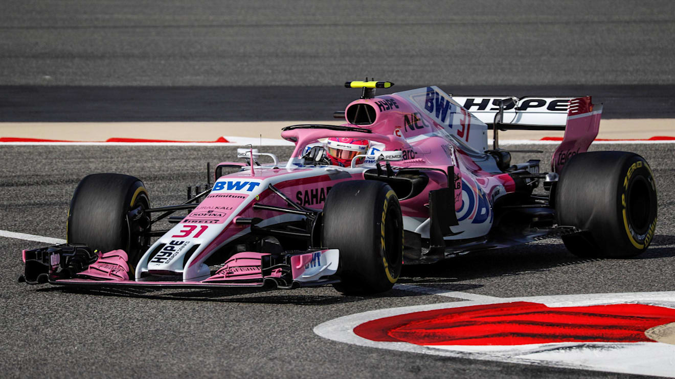 Esteban Ocon (FRA) Force India VJM11 at Formula One World Championship, Rd2, Bahrain Grand Prix, Qualifying, Bahrain International Circuit, Sakhir, Bahrain, Saturday 7 April 2018. © Manuel Goria/Sutton Images