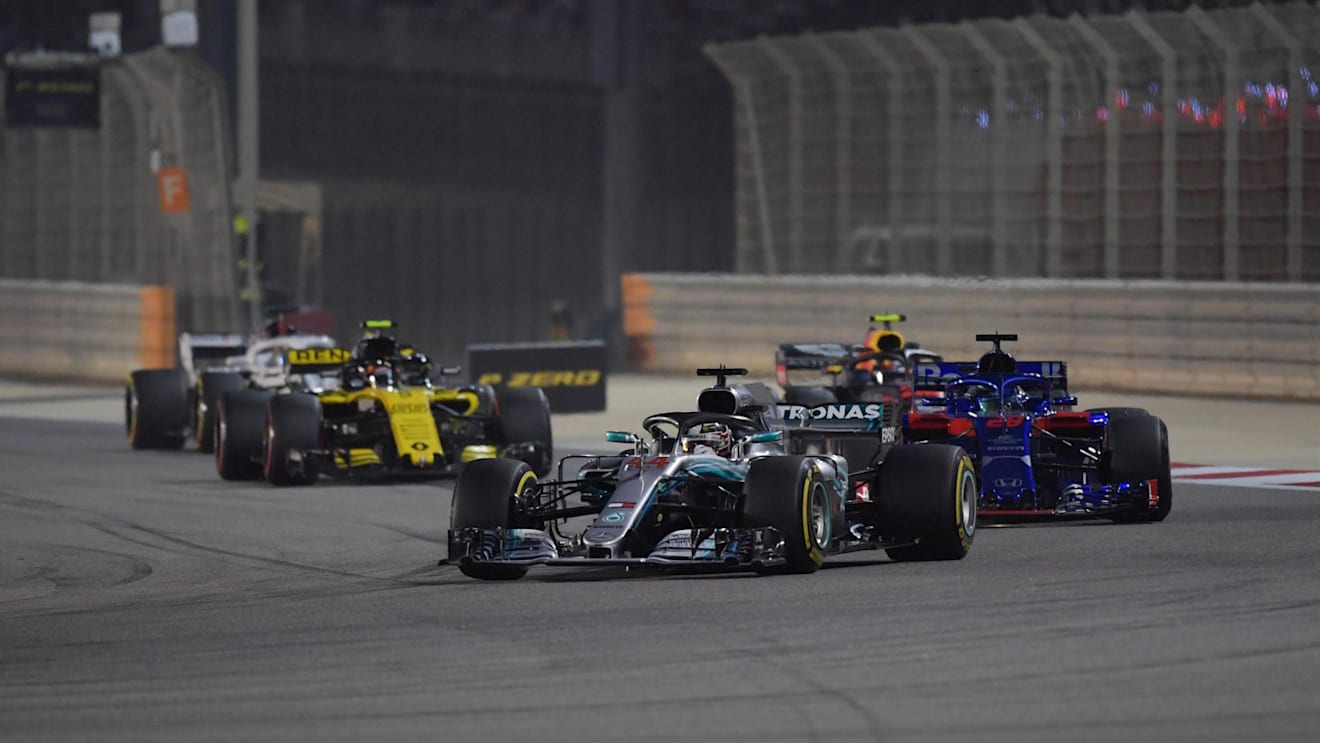 Lewis Hamilton (GBR) Mercedes-AMG F1 W09 EQ Power+ at Formula One World Championship, Rd2, Bahrain Grand Prix, Race, Bahrain International Circuit, Sakhir, Bahrain, Sunday 8 April 2018. © Simon Galloway/Sutton Images