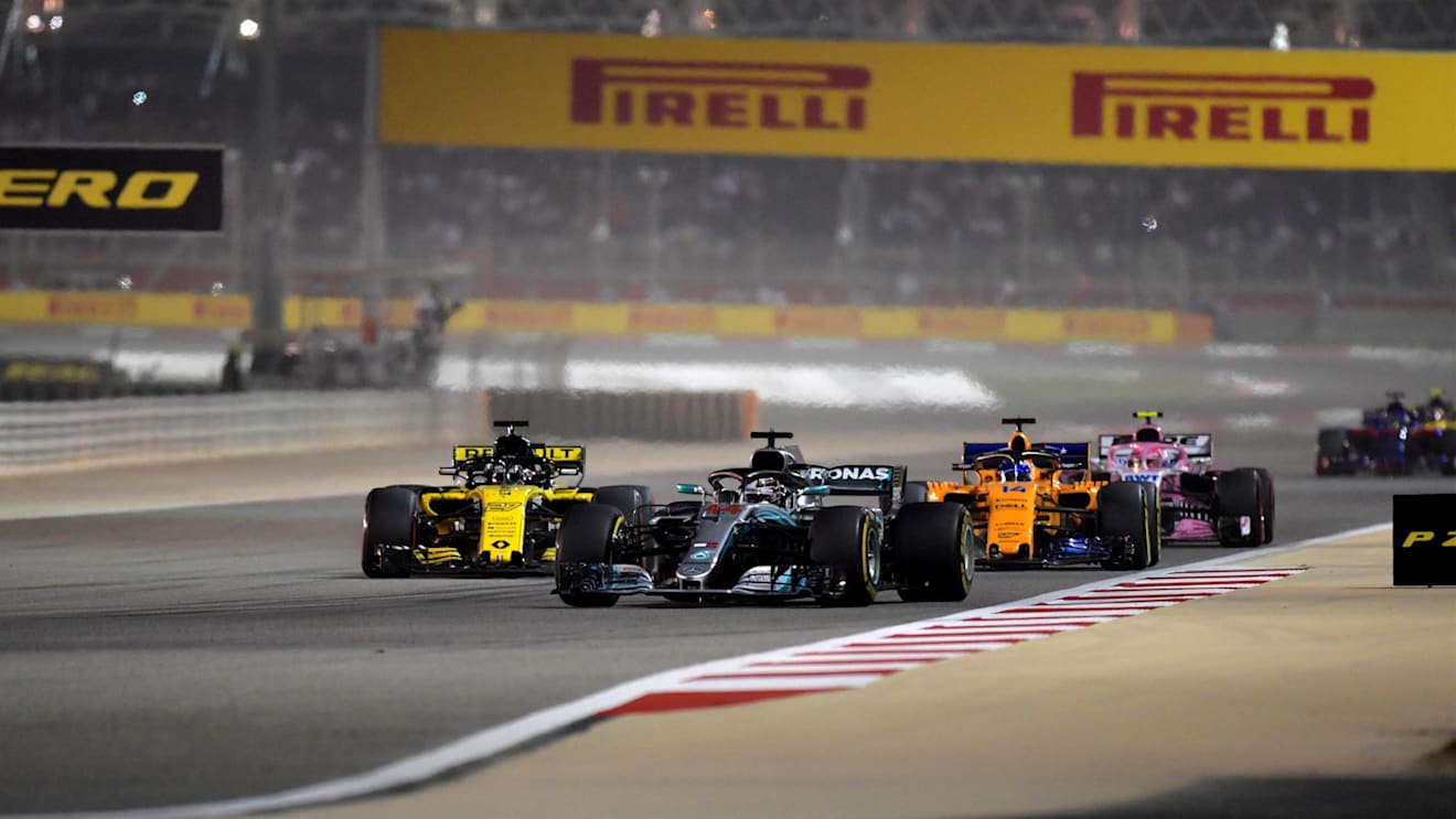 Lewis Hamilton (GBR) Mercedes-AMG F1 W09 EQ Power+ at Formula One World Championship, Rd2, Bahrain Grand Prix, Race, Bahrain International Circuit, Sakhir, Bahrain, Sunday 8 April 2018. © Simon Galloway/Sutton Images