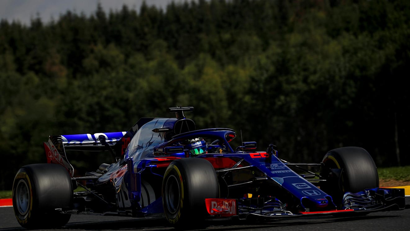Pierre Gasly, Scuderia Toro Rosso STR13 at Formula One World Championship, Rd13, Belgian Grand Prix, Practice, Spa Francorchamps, Belgium, Friday 24 August 2018. © Manuel Goria/Sutton Images
