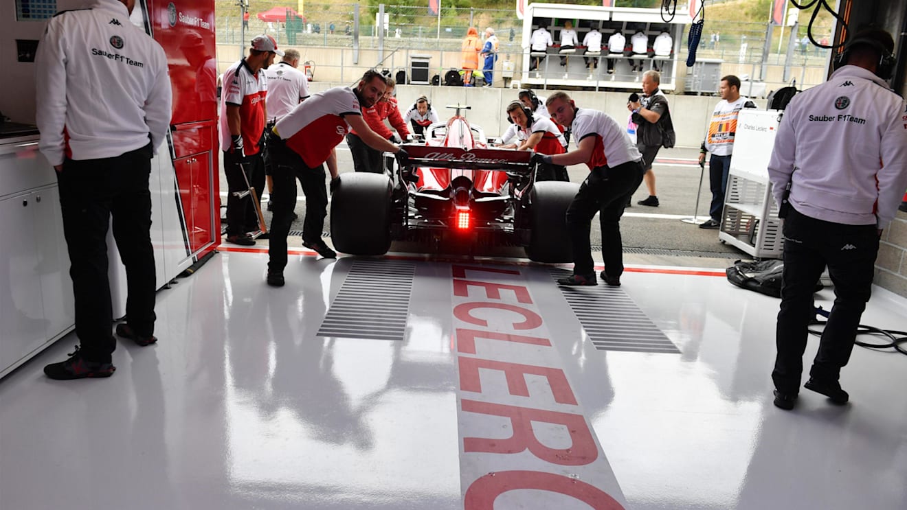 Charles Leclerc, Alfa Romeo Sauber C37 at Formula One World Championship, Rd13, Belgian Grand Prix, Practice, Spa Francorchamps, Belgium, Friday 24 August 2018. © Mark Sutton/Sutton Images