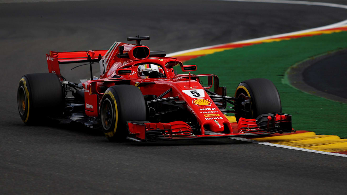 Sebastian Vettel, Ferrari SF71H at Formula One World Championship, Rd13, Belgian Grand Prix, Practice, Spa Francorchamps, Belgium, Friday 24 August 2018. © Manuel Goria/Sutton Images