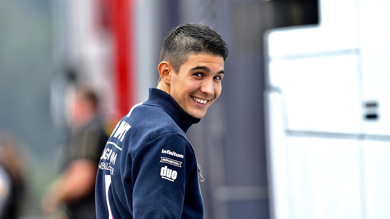 Esteban Ocon, Racing Point Force India F1 Team at Formula One World Championship, Rd13, Belgian Grand Prix, Practice, Spa Francorchamps, Belgium, Friday 24 August 2018. © Jerry Andre/Sutton Images