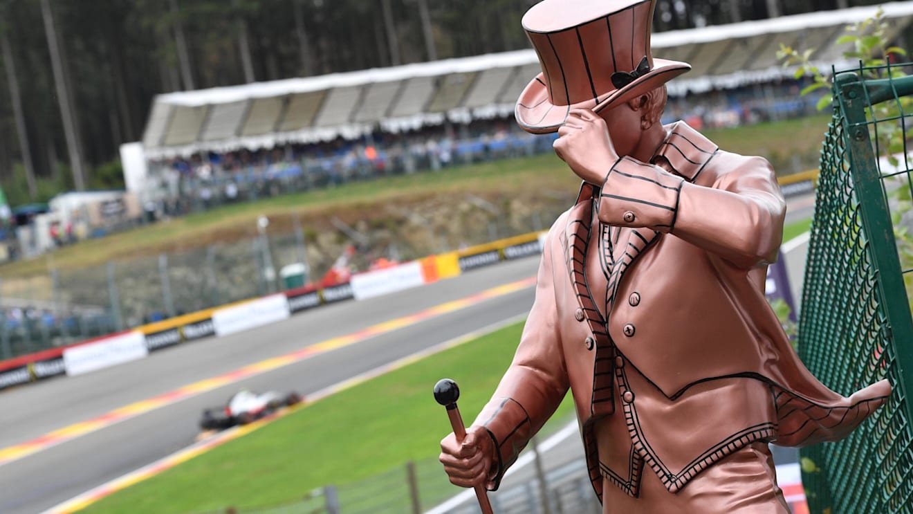 Statue at Formula One World Championship, Rd13, Belgian Grand Prix, Practice, Spa Francorchamps, Belgium, Friday 24 August 2018. © Jerry Andre/Sutton Images