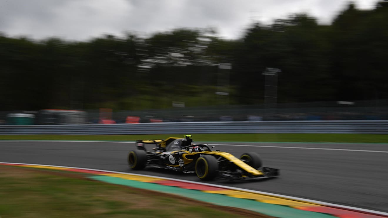 Carlos Sainz, Renault Sport F1 Team R.S. 18 at Formula One World Championship, Rd13, Belgian Grand Prix, Qualifying, Spa Francorchamps, Belgium, Saturday 25 August 2018. © Mark Sutton/Sutton Images