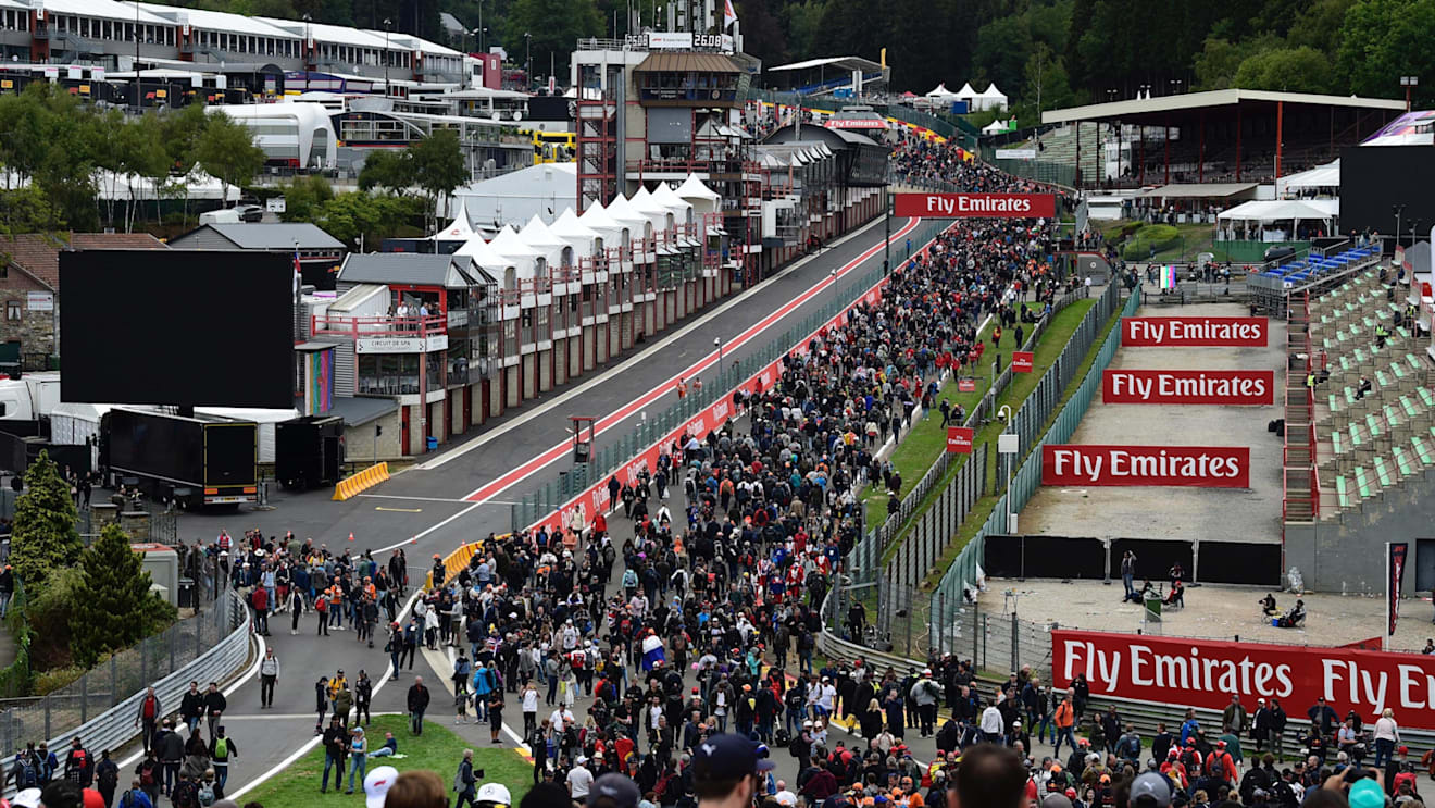 Fans on track at Formula One World Championship, Rd13, Belgian Grand Prix, Race, Spa Francorchamps, Belgium, Sunday 26 August 2018. © Jerry Andre/Sutton Images