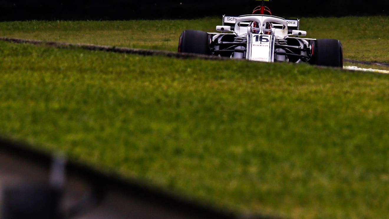 Charles Leclerc, Alfa Romeo Sauber C37 at Formula One World Championship, Rd20, Brazilian Grand Prix, Practice, Interlagos, Sao Paulo, Brazil, Friday 9 November 2018.