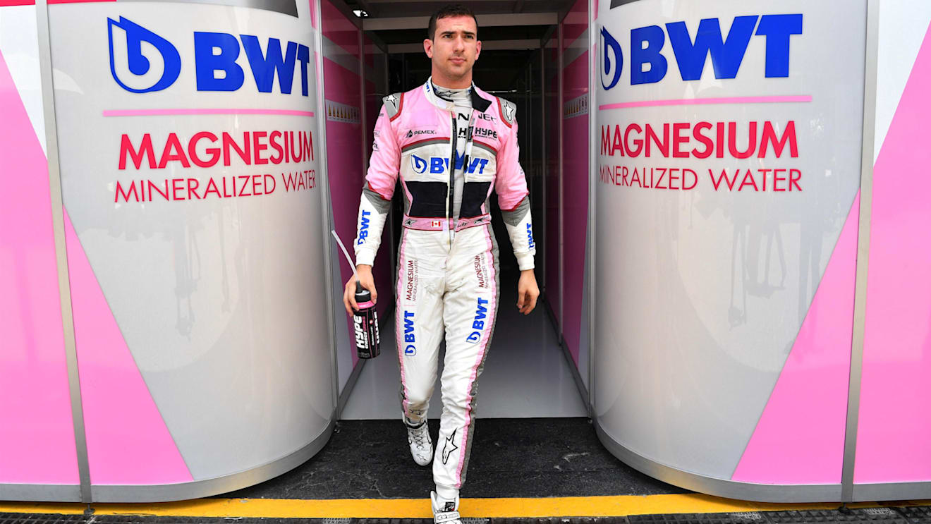 Nicholas Latifi, Racing Point Force India F1 at Formula One World Championship, Rd20, Brazilian Grand Prix, Practice, Interlagos, Sao Paulo, Brazil, Friday 9 November 2018.