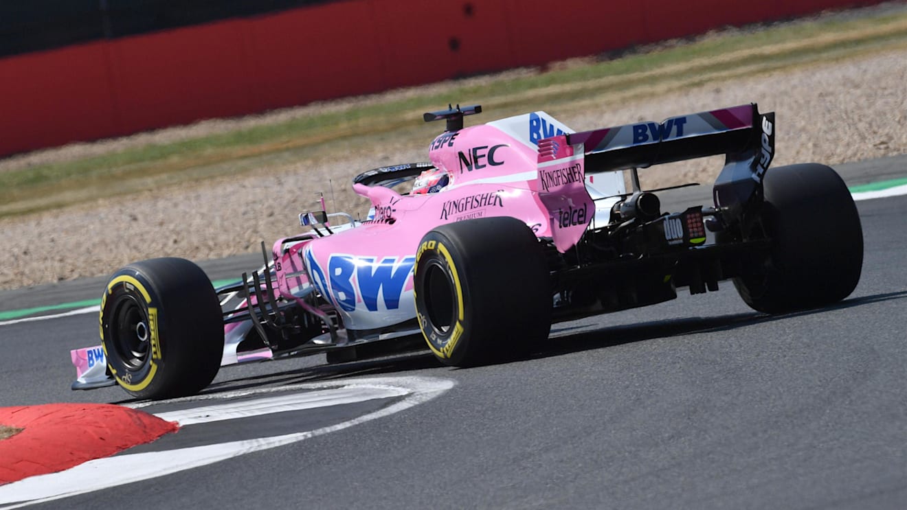Sergio Perez (MEX) Force India VJM11 at Formula One World Championship, Rd10, British Grand Prix, Practice, Silverstone, England, Friday 6 July 2018. © Jerry Andre/Sutton Images