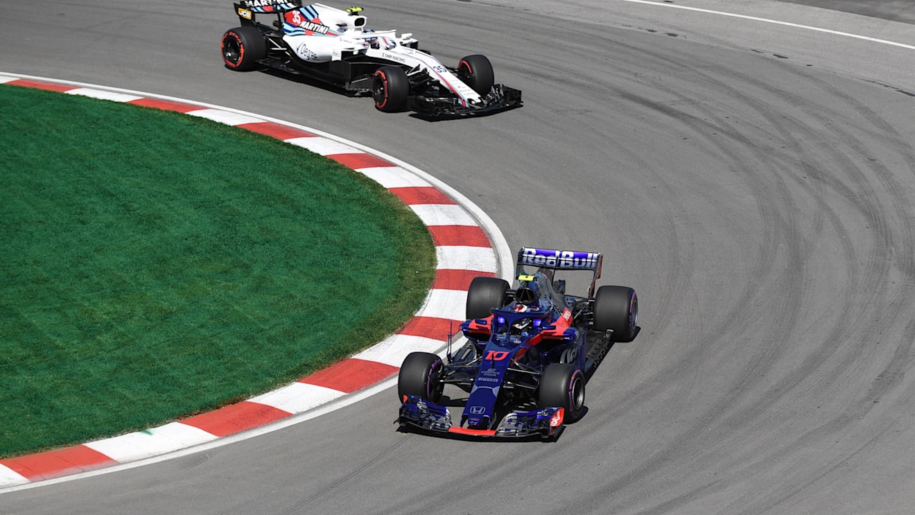 Pierre Gasly (FRA) Scuderia Toro Rosso STR13 at Formula One World Championship, Rd7, Canadian Grand Prix, Practice, Montreal, Canada, Friday 8 June 2018. © Simon Galloway/Sutton Images