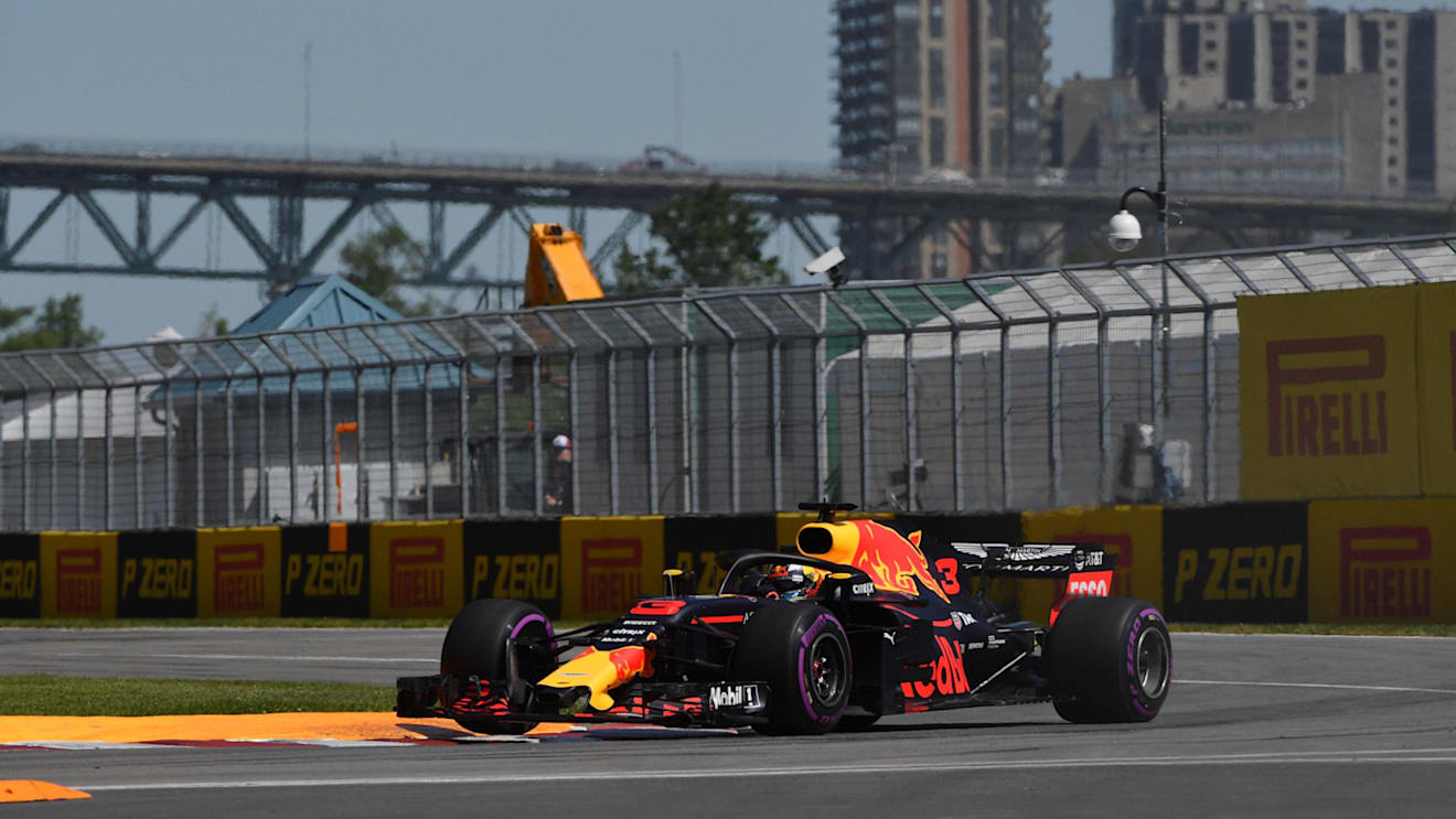Daniel Ricciardo (AUS) Red Bull Racing RB14 at Formula One World Championship, Rd7, Canadian Grand Prix, Practice, Montreal, Canada, Friday 8 June 2018. © Mark Sutton/Sutton Images