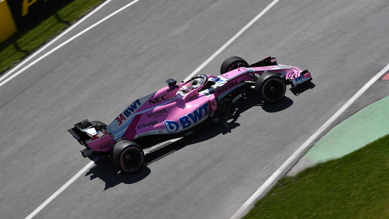 Sergio Perez (MEX) Force India VJM11 at Formula One World Championship, Rd7, Canadian Grand Prix, Practice, Montreal, Canada, Friday 8 June 2018. © Jerry Andre/Sutton Images