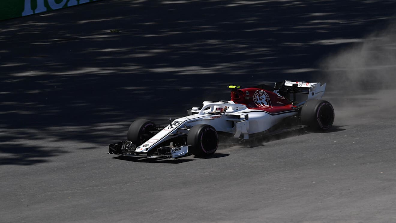 Charles Leclerc (MON) Alfa Romeo Sauber C37 runs wide at Formula One World Championship, Rd7, Canadian Grand Prix, Qualifying, Montreal, Canada, Saturday 9 June 2018. © Jerry Andre/Sutton Images