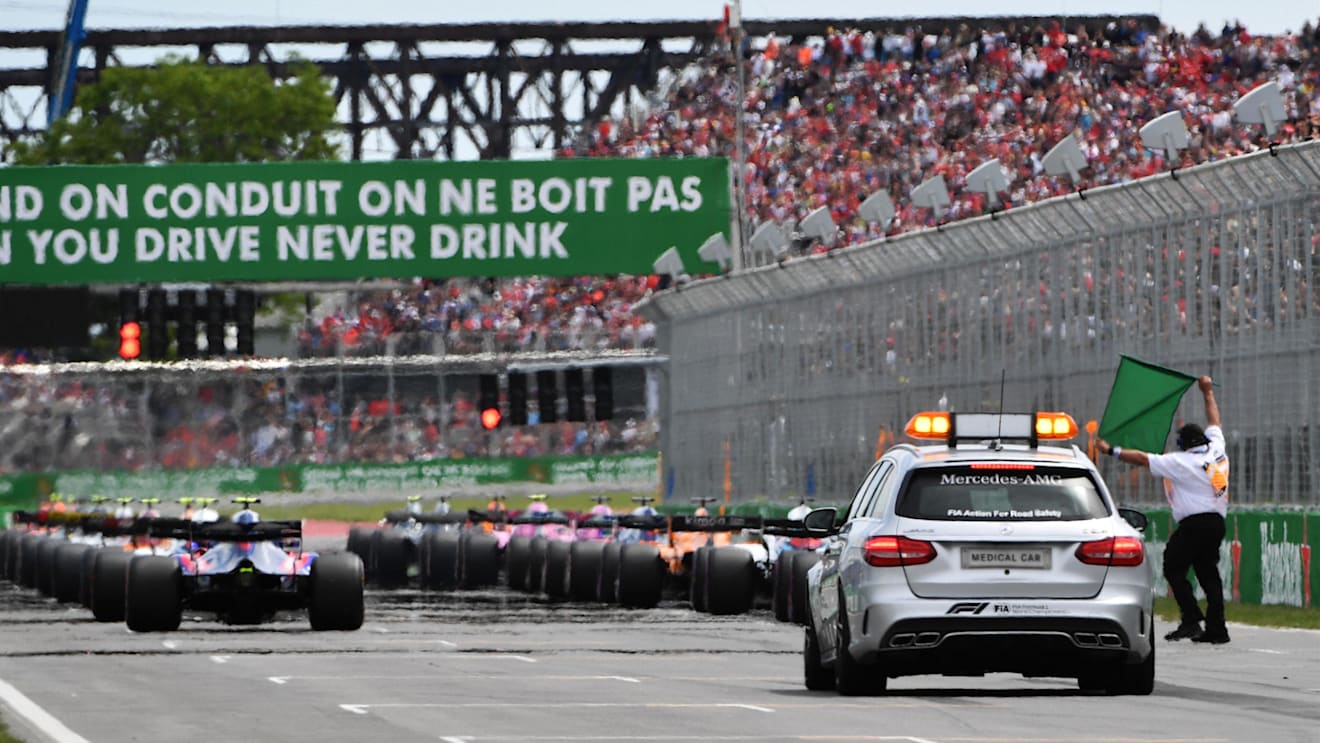 Grid at Formula One World Championship, Rd7, Canadian Grand Prix, Race, Montreal, Canada, Sunday10 June 2018. © Mark Sutton/Sutton Images