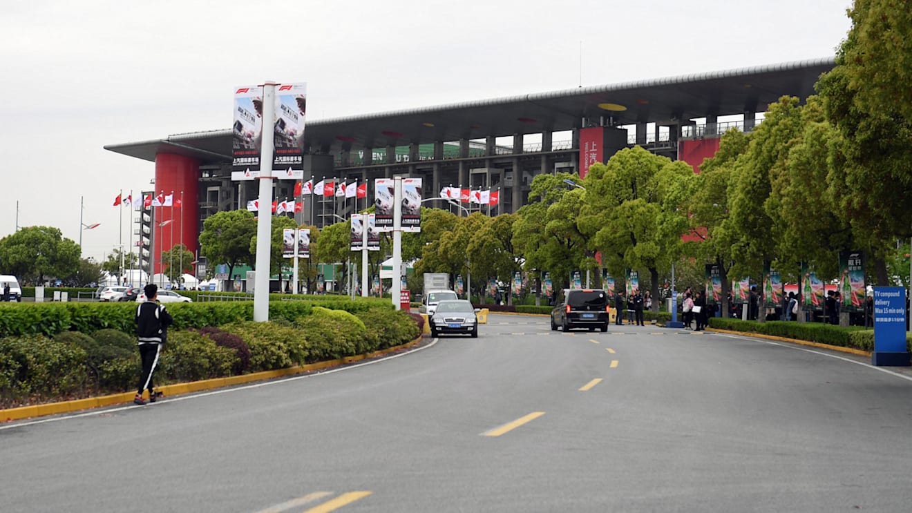 Circuit entrance at Formula One World Championship, Rd3, Chinese Grand Prix, Practice, Shanghai, China, Friday 13 April 2018. © Simon Galloway/Sutton Images