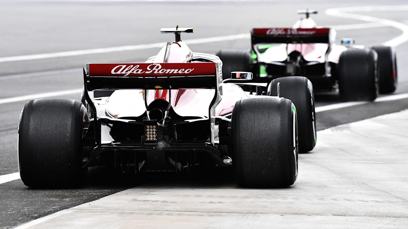 Charles Leclerc (MON) Alfa Romeo Sauber C37 and Marcus Ericsson (SWE) Alfa Romeo Sauber C37 at Formula One World Championship, Rd3, Chinese Grand Prix, Practice, Shanghai, China, Friday 13 April 2018. © Mark Sutton/Sutton Images