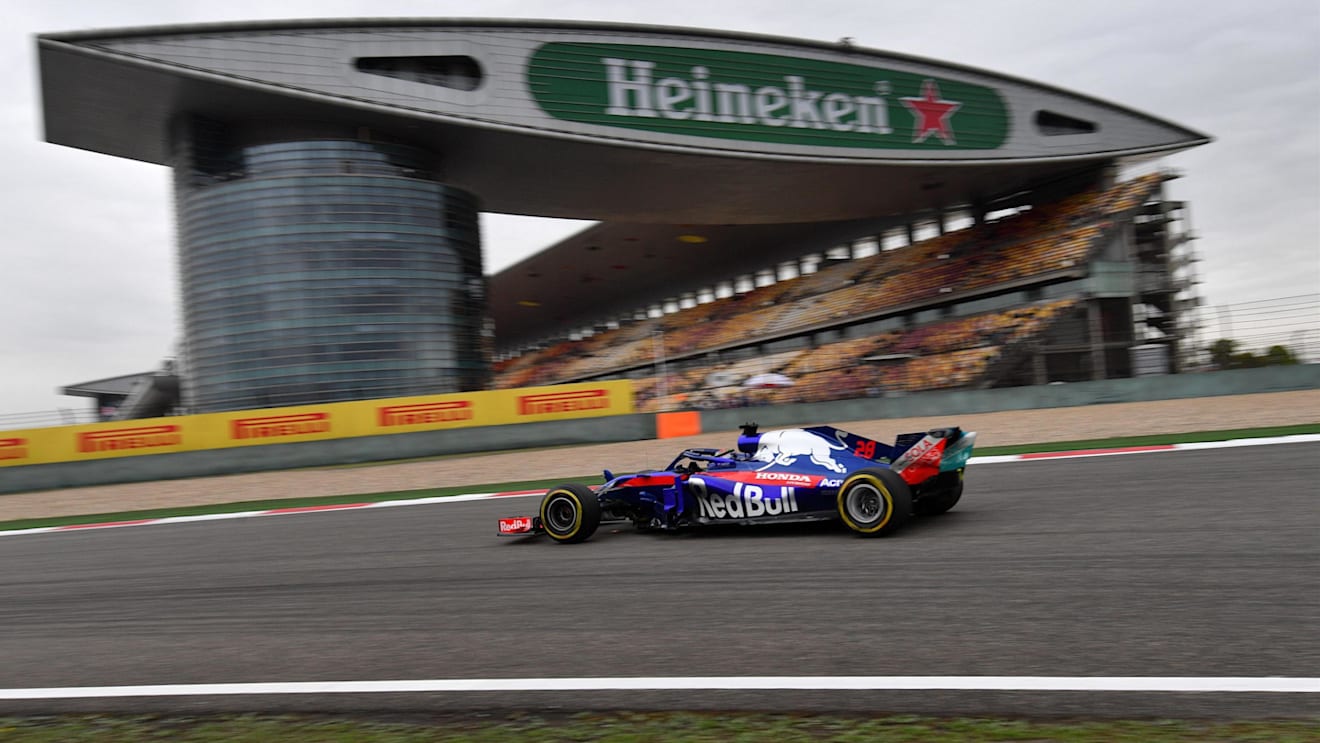 Brendon Hartley (NZL) Scuderia Toro Rosso STR13 at Formula One World Championship, Rd3, Chinese Grand Prix, Practice, Shanghai, China, Friday 13 April 2018. © Jerry Andre/Sutton Images