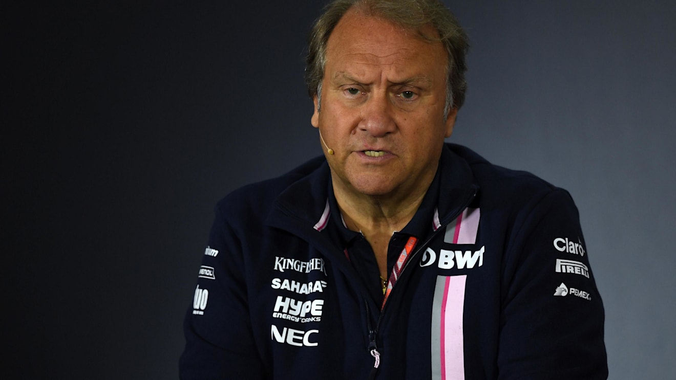 Robert Fearnley (GBR) Force India F1 Team Deputy Team Principal in the Press Conference at Formula One World Championship, Rd3, Chinese Grand Prix, Practice, Shanghai, China, Friday 13 April 2018. © Simon Galloway/Sutton Images