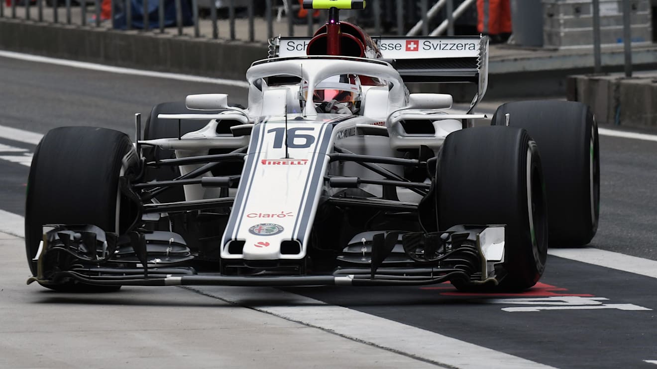Charles Leclerc (MON) Alfa Romeo Sauber C37 at Formula One World Championship, Rd3, Chinese Grand Prix, Practice, Shanghai, China, Friday 13 April 2018. © Rubio/Sutton Images