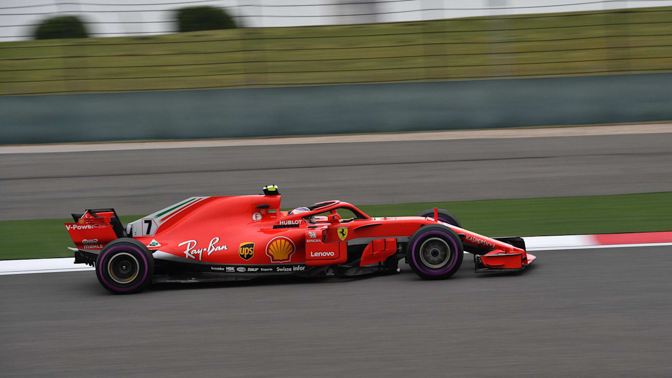 Kimi Raikkonen (FIN) Ferrari SF-71H at Formula One World Championship, Rd3, Chinese Grand Prix, Practice, Shanghai, China, Friday 13 April 2018. © Jerry Andre/Sutton Images