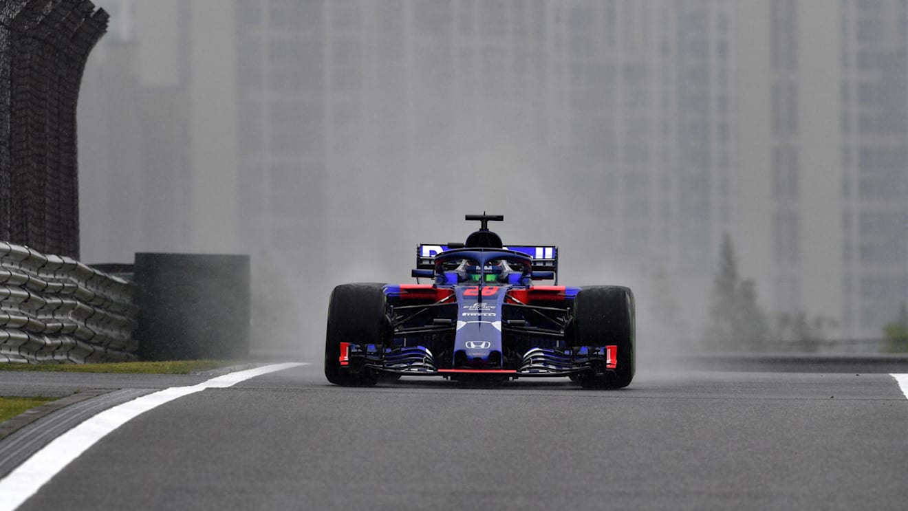 Brendon Hartley (NZL) Scuderia Toro Rosso STR13 at Formula One World Championship, Rd3, Chinese Grand Prix, Practice, Shanghai, China, Friday 13 April 2018. © Jerry Andre/Sutton Images