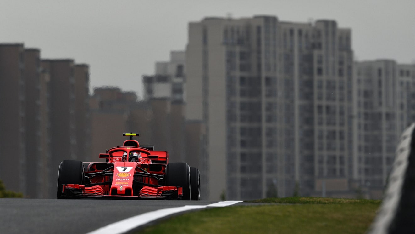 Kimi Raikkonen (FIN) Ferrari SF-71H at Formula One World Championship, Rd3, Chinese Grand Prix, Practice, Shanghai, China, Friday 13 April 2018. © Mark Sutton/Sutton Images