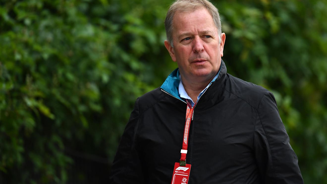 ... former F1 driver Martin Brundle...