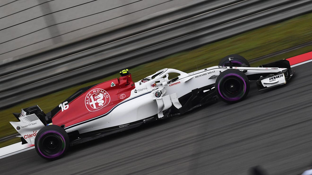 Charles Leclerc (MON) Alfa Romeo Sauber C37 at Formula One World Championship, Rd3, Chinese Grand Prix, Qualifying, Shanghai, China, Saturday 14 April 2018. © Simon Galloway/Sutton Images