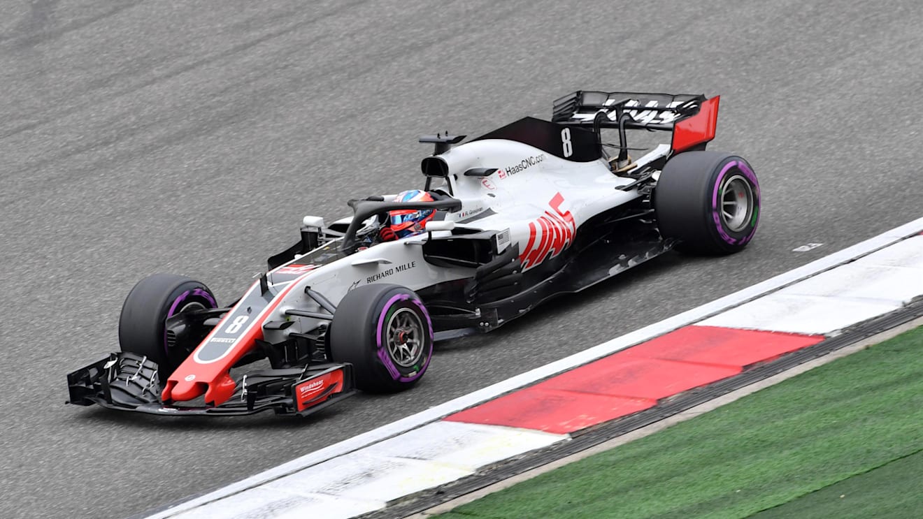 Romain Grosjean (FRA) Haas VF-18 at Formula One World Championship, Rd3, Chinese Grand Prix, Qualifying, Shanghai, China, Saturday 14 April 2018. © Jerry Andre/Sutton Images