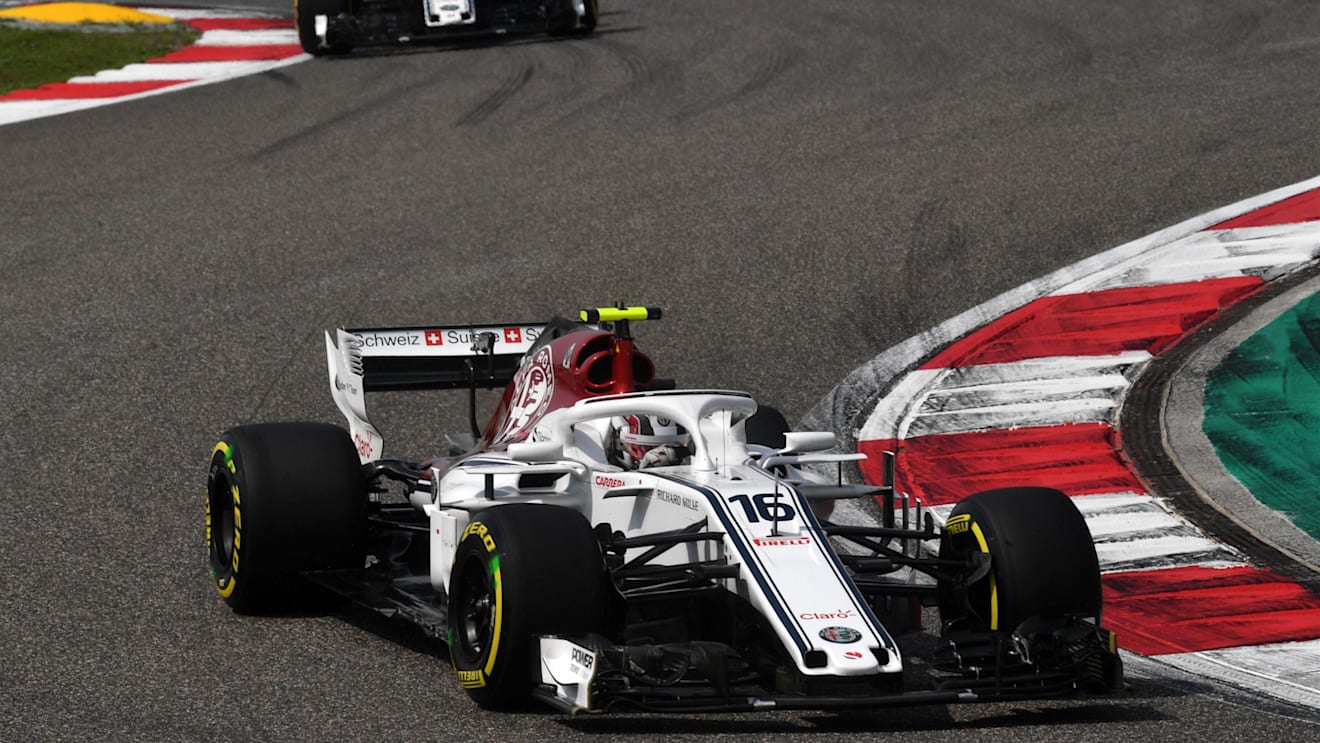 Charles Leclerc (MON) Alfa Romeo Sauber C37 at Formula One World Championship, Rd3, Chinese Grand Prix, Race, Shanghai, China, Sunday 15 April 2018. © Mark Sutton/Sutton Images