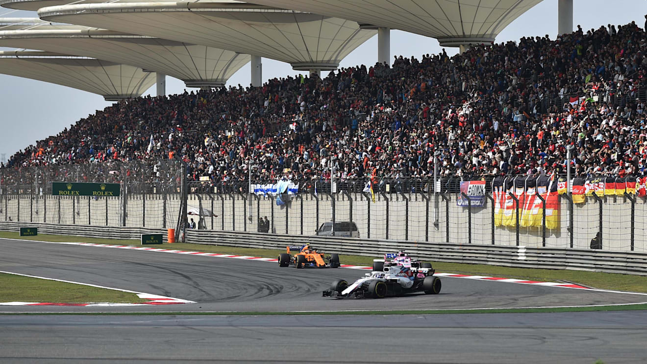 Lance Stroll (CDN) Williams FW41 at Formula One World Championship, Rd3, Chinese Grand Prix, Race, Shanghai, China, Sunday 15 April 2018. © Simon Galloway/Sutton Images