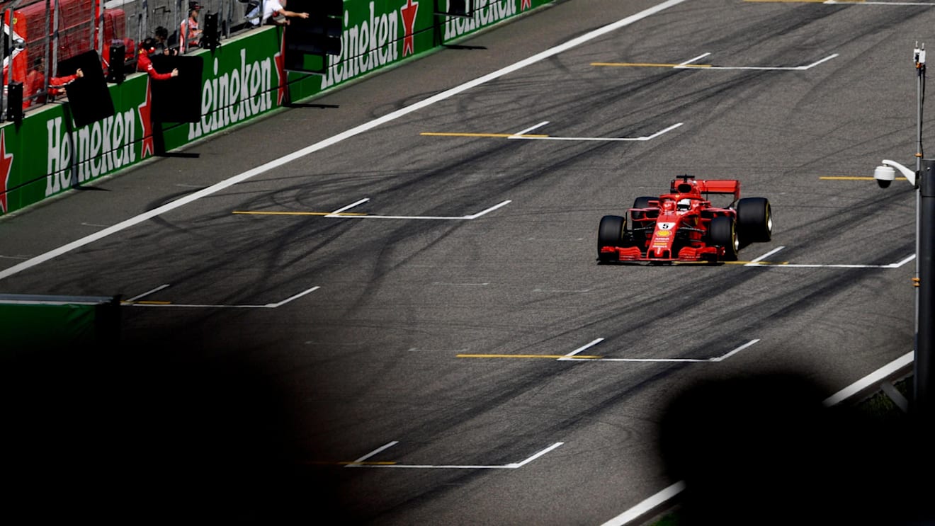 Sebastian Vettel (GER) Ferrari SF-71H at Formula One World Championship, Rd3, Chinese Grand Prix, Race, Shanghai, China, Sunday 15 April 2018. © Jerry Andre/Sutton Images