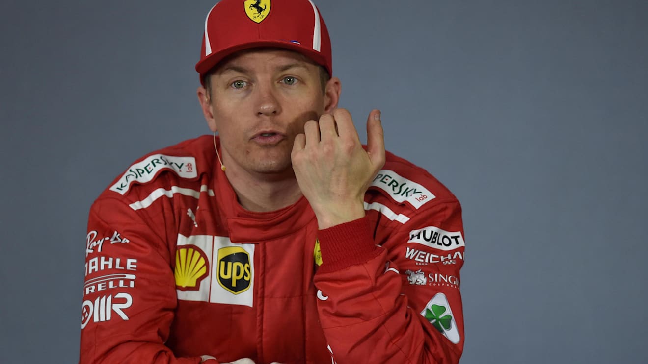 Kimi Raikkonen (FIN) Ferrari in the Press Conference at Formula One World Championship, Rd3, Chinese Grand Prix, Race, Shanghai, China, Sunday 15 April 2018. © Simon Galloway/Sutton Images