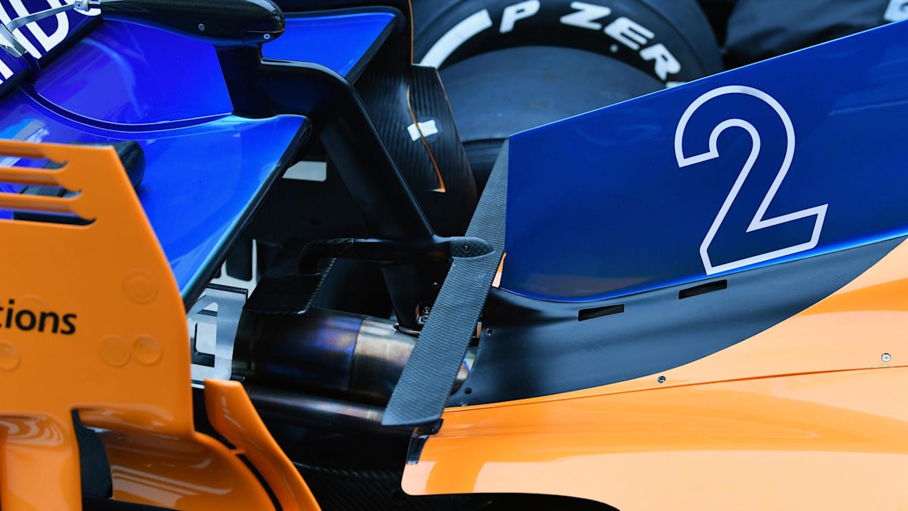 McLaren MCL33 rear detail at Formula One World Championship, Rd3, Chinese Grand Prix, Preparations, Shanghai, China, Thursday 12 April 2018. © Mark Sutton/Sutton Images