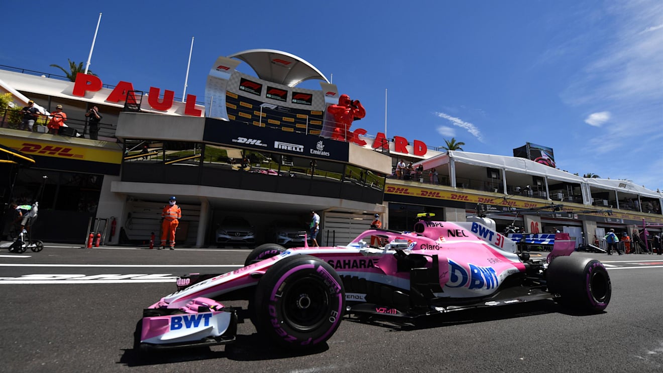 Esteban Ocon (FRA) Force India VJM11 at Formula One World Championship, Rd8, French Grand Prix, Practice, Paul Ricard, France, Friday 22 June 2018. © Mark Sutton/Sutton Images