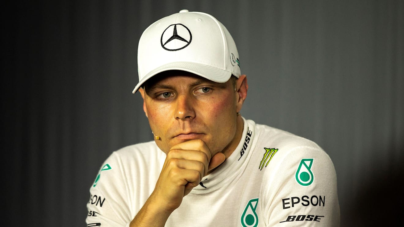 Valtteri Bottas (FIN) Mercedes-AMG F1 in the Press Conference at Formula One World Championship, Rd8, French Grand Prix, Qualifying, Paul Ricard, France, Saturday 23 June 2018. © Manuel Goria/Sutton Images