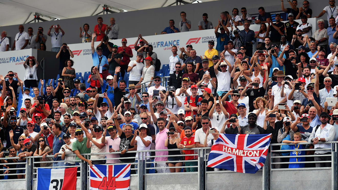 Fans at Formula One World Championship, Rd8, French Grand Prix, Qualifying, Paul Ricard, France, Saturday 23 June 2018. © Mark Sutton/Sutton Images