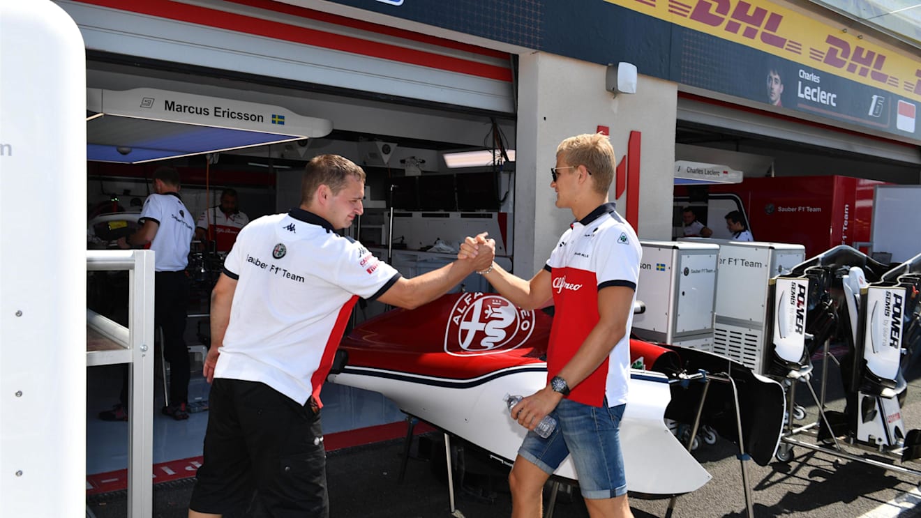 Marcus Ericsson (SWE) Alfa Romeo Sauber F1 Team at Formula One World Championship, Rd8, French Grand Prix, Preparations, Paul Ricard, France, Thursday 21 June 2018. © Mark Sutton/Sutton Images