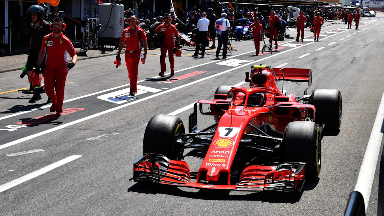 Kimi Raikkonen (FIN) Ferrari SF-71H at Formula One World Championship, Rd11, German Grand Prix, Practice, Hockenheim, Germany, Friday 20 July 2018. © Mark Sutton/Sutton Images