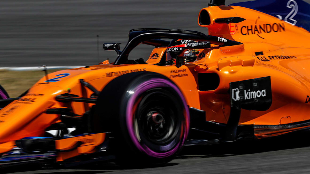 Stoffel Vandoorne (BEL) McLaren MCL33 at Formula One World Championship, Rd11, German Grand Prix, Practice, Hockenheim, Germany, Friday 20 July 2018. © Manuel Goria/Sutton Images