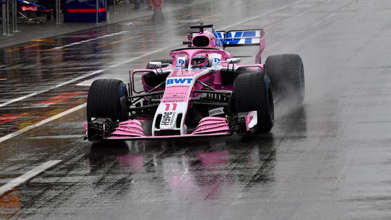 Sergio Perez (MEX) Force India VJM11 at Formula One World Championship, Rd11, German Grand Prix, Qualifying, Hockenheim, Germany, Saturday 21 July 2018. © Jerry Andre/Sutton Images
