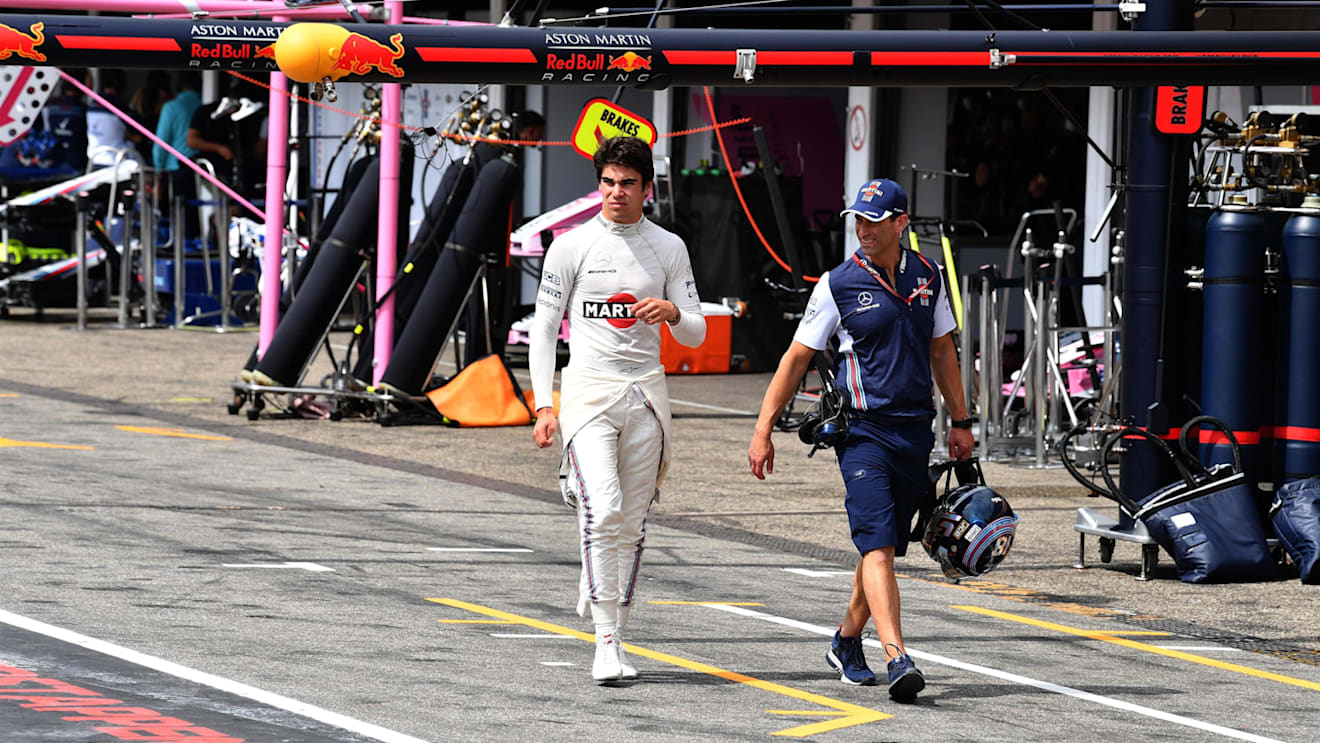 Lance Stroll (CDN) Williams walks in after Q1 at Formula One World Championship, Rd11, German Grand Prix, Qualifying, Hockenheim, Germany, Saturday 21 July 2018. © Mark Sutton/Sutton Images