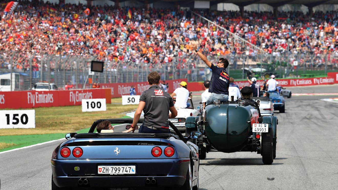 Drivers parade at Formula One World Championship, Rd11, German Grand Prix, Race, Hockenheim, Germany, Sunday 22 July 2018. © Manuel Goria/Sutton Images
