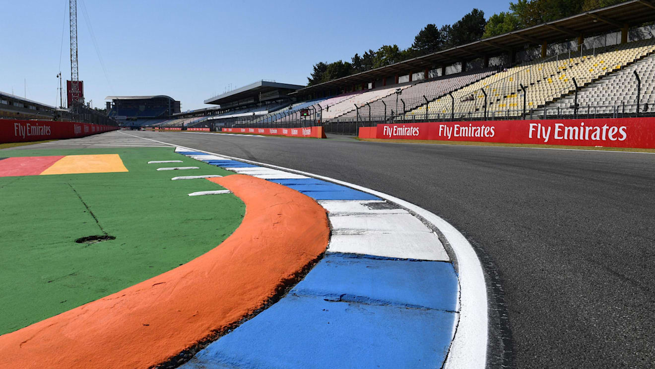 Track view at Formula One World Championship, Rd11, German Grand Prix, Preparations, Hockenheim, Germany, Thursday 19 July 2018. © Mark Sutton/Sutton Images