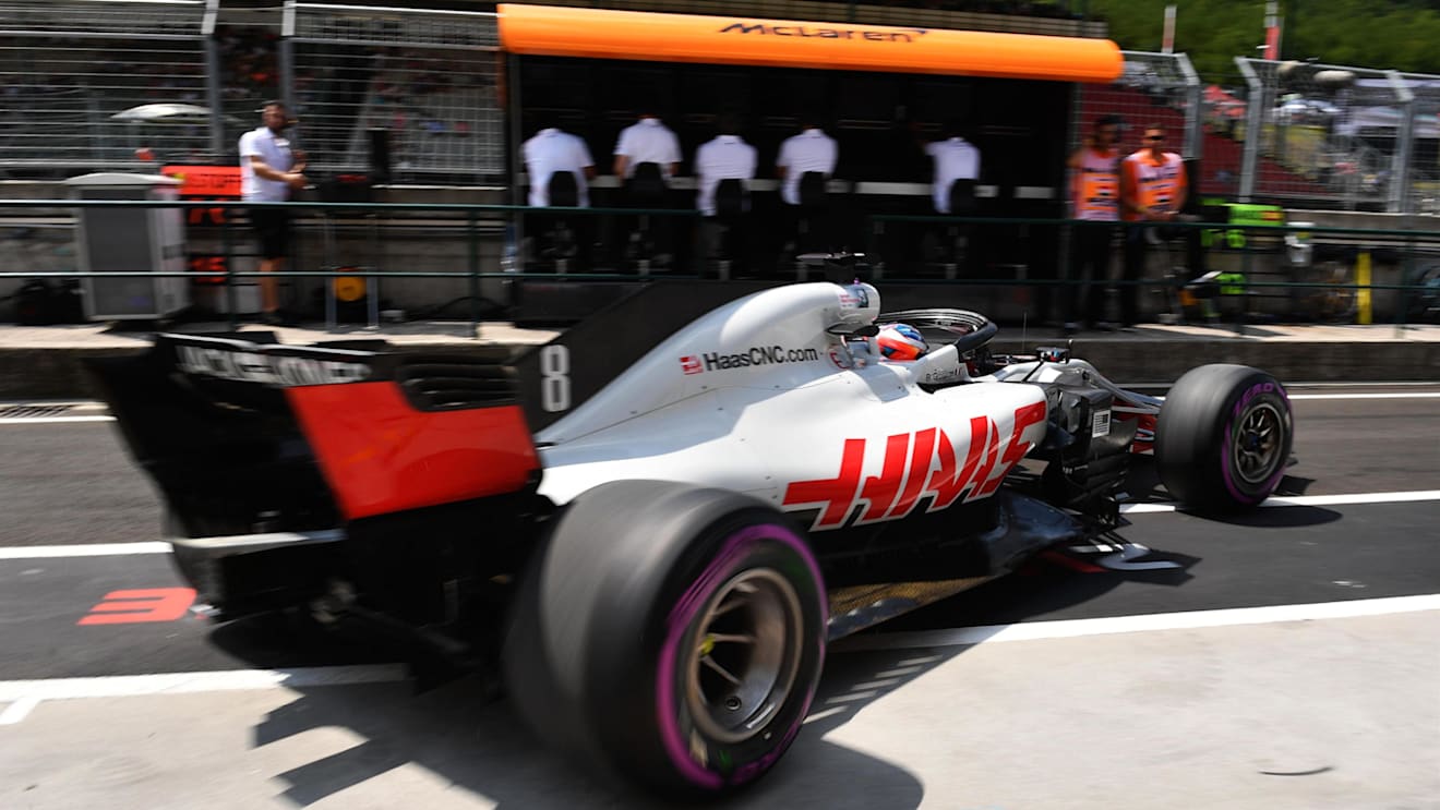 Romain Grosjean (FRA) Haas VF-18 at Formula One World Championship, Rd12, Hungarian Grand Prix, Practice, Hungaroring, Hungary, Friday 27 July 2018. © Mark Sutton/Sutton Images