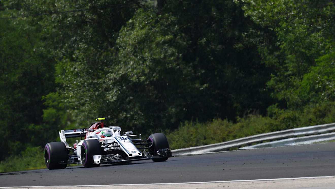 Antonio Giovinazzi (ITA) Alfa Romeo Sauber C37 at Formula One World Championship, Rd12, Hungarian Grand Prix, Practice, Hungaroring, Hungary, Friday 27 July 2018. © Jerry Andre/Sutton Images