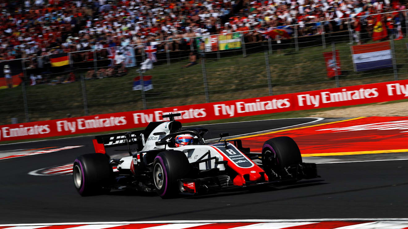 Romain Grosjean (FRA) Haas VF-18 at Formula One World Championship, Rd12, Hungarian Grand Prix, Race, Hungaroring, Hungary, Sunday 29 July 2018. © Manuel Goria/Sutton Images